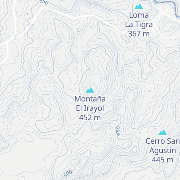 Map of Montaña El Irayol