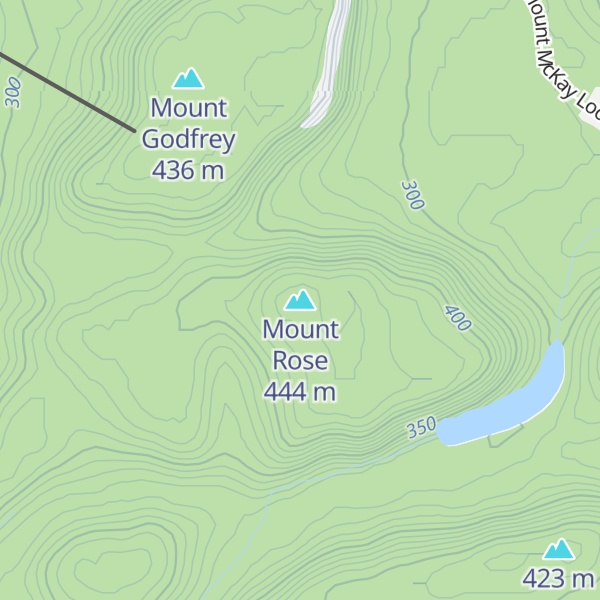 Map of Mount Rose