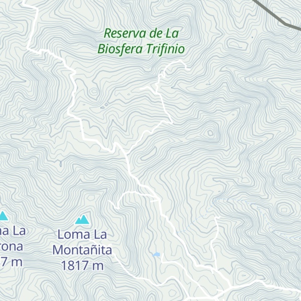 Map of Cerro San Silvestre