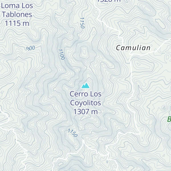 Map of Cerro Los Coyolitos