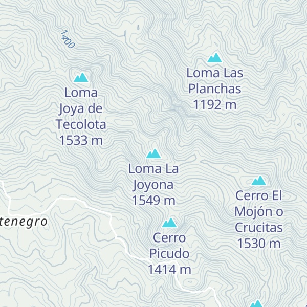 Map of Loma La Joyona