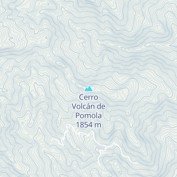 Map of Cerro Volcán de Pomola