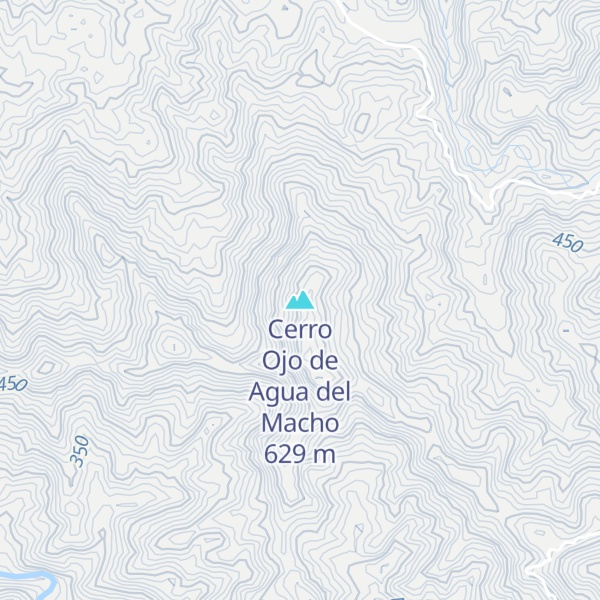 Map of Cerro Ojo de Agua del Macho