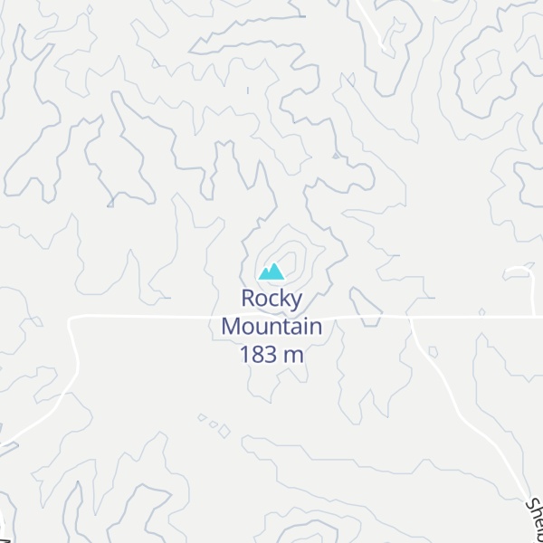 Map of Rocky Mountain