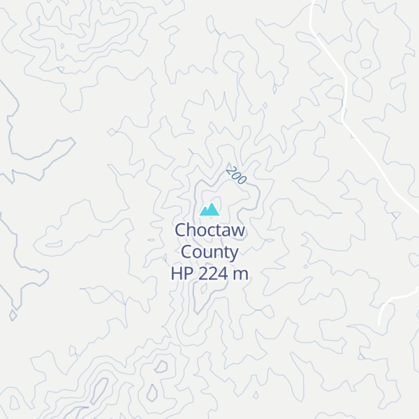 Map of Choctaw County HP