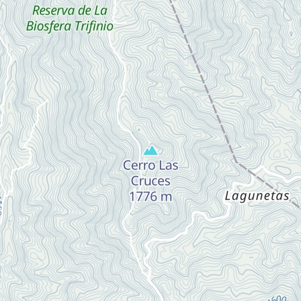 Map of Cerro Las Cruces