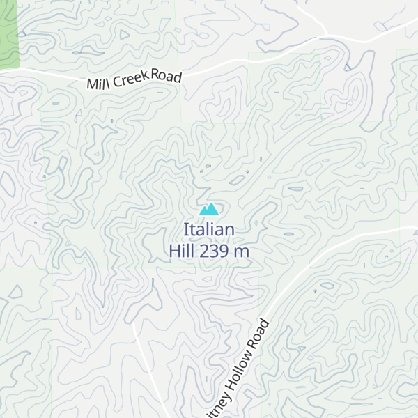 Map of Italian Hill