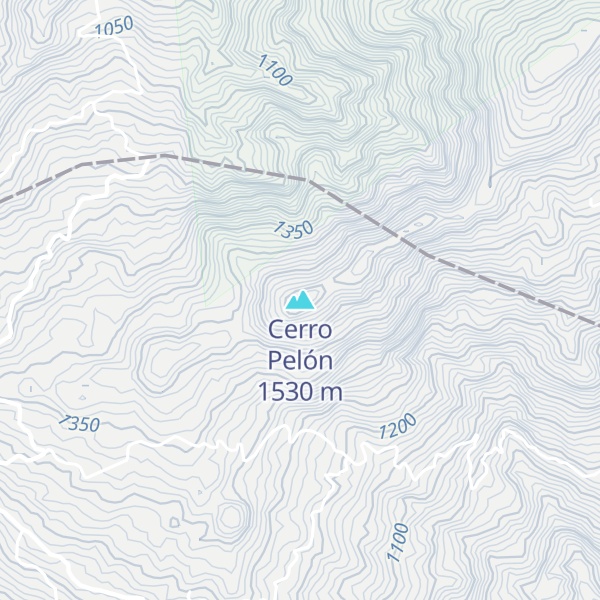 Map of Cerro Pelón