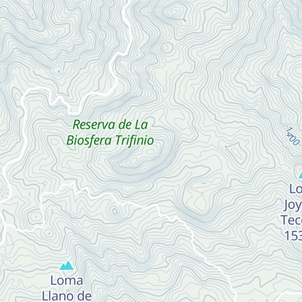 Map of Cerro El Volcán