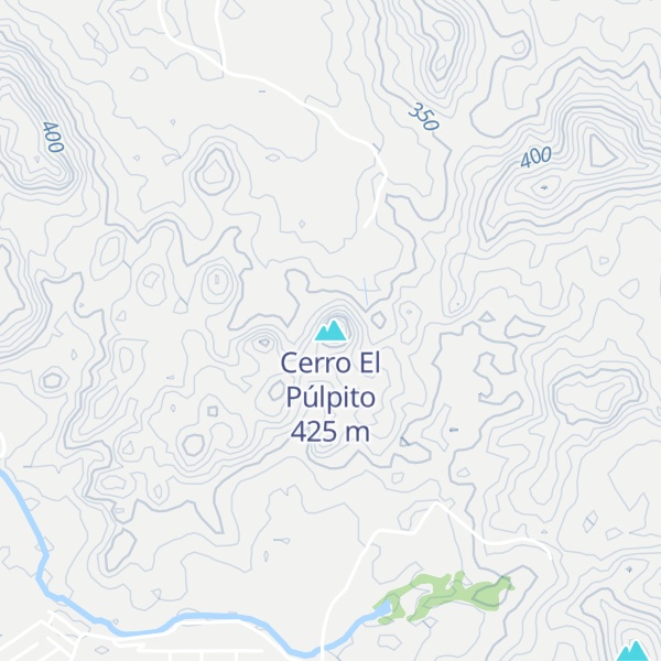 Map of Cerro El Púlpito
