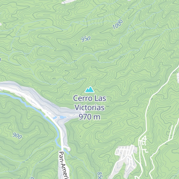 Map of Cerro Las Victorias