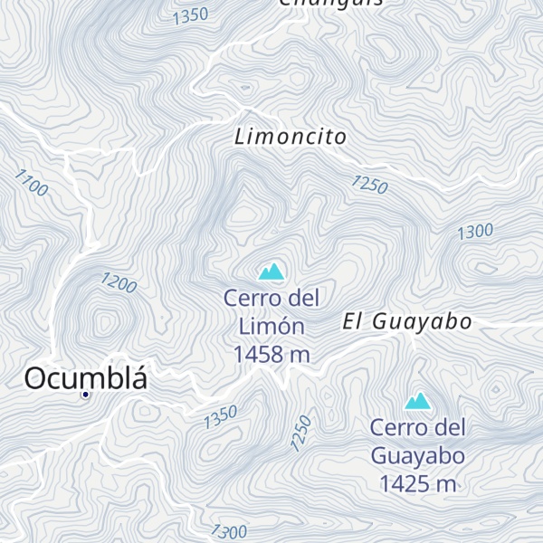 Map of Cerro del Limón