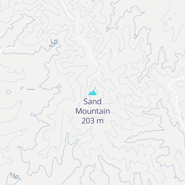 Map of Sand Mountain