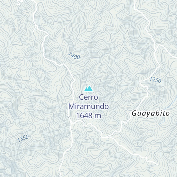 Map of Cerro Miramundo