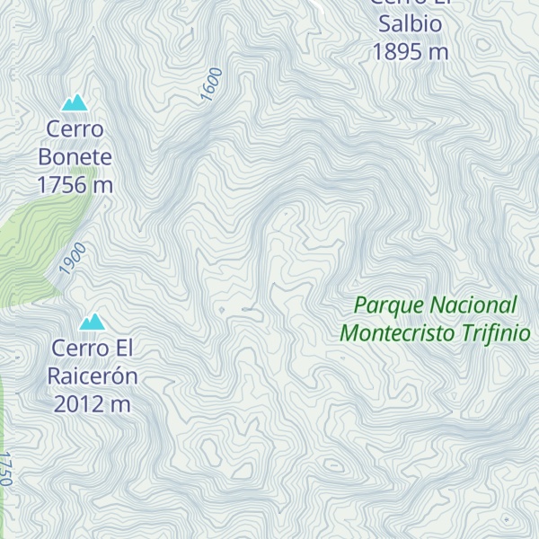 Map of Cerro Peña Quemada