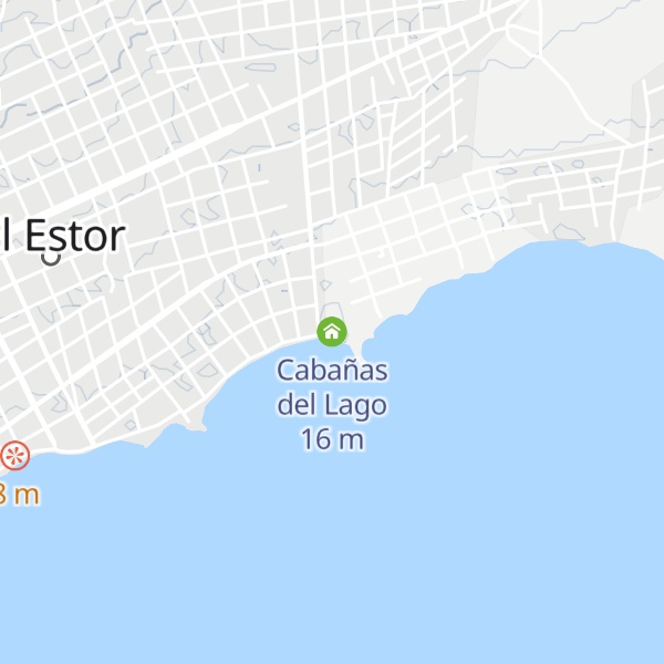 Map of Cabañas del Lago