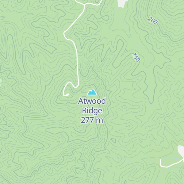 Map of Atwood Ridge