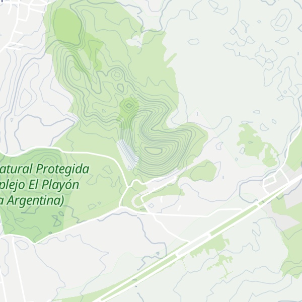 Map of Cerro El Playón