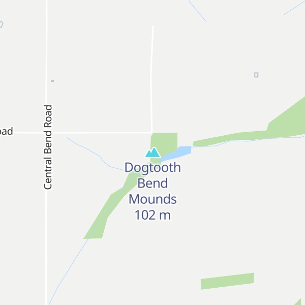Map of Dogtooth Bend Mounds