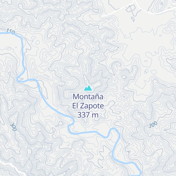Map of Montaña El Zapote