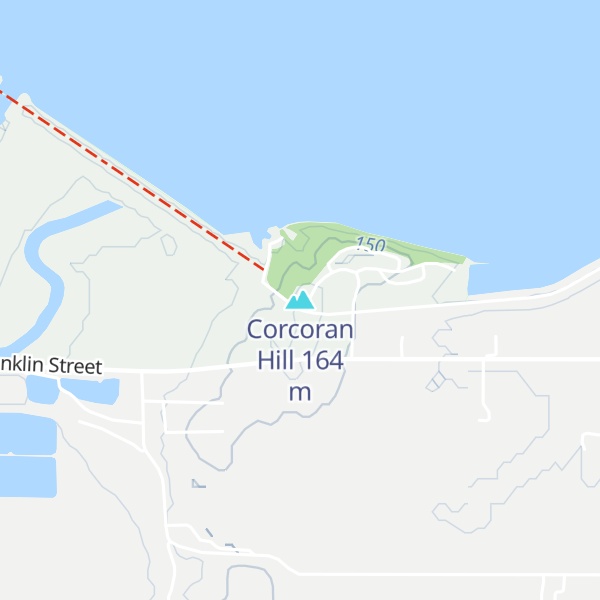 Map of Corcoran Hill