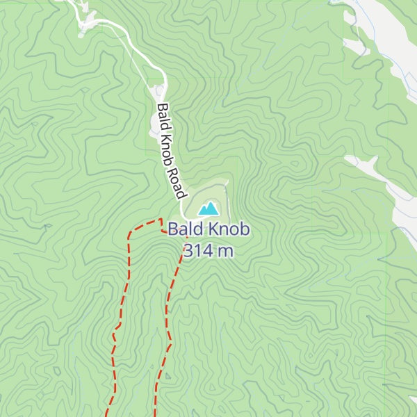 Map of Bald Knob