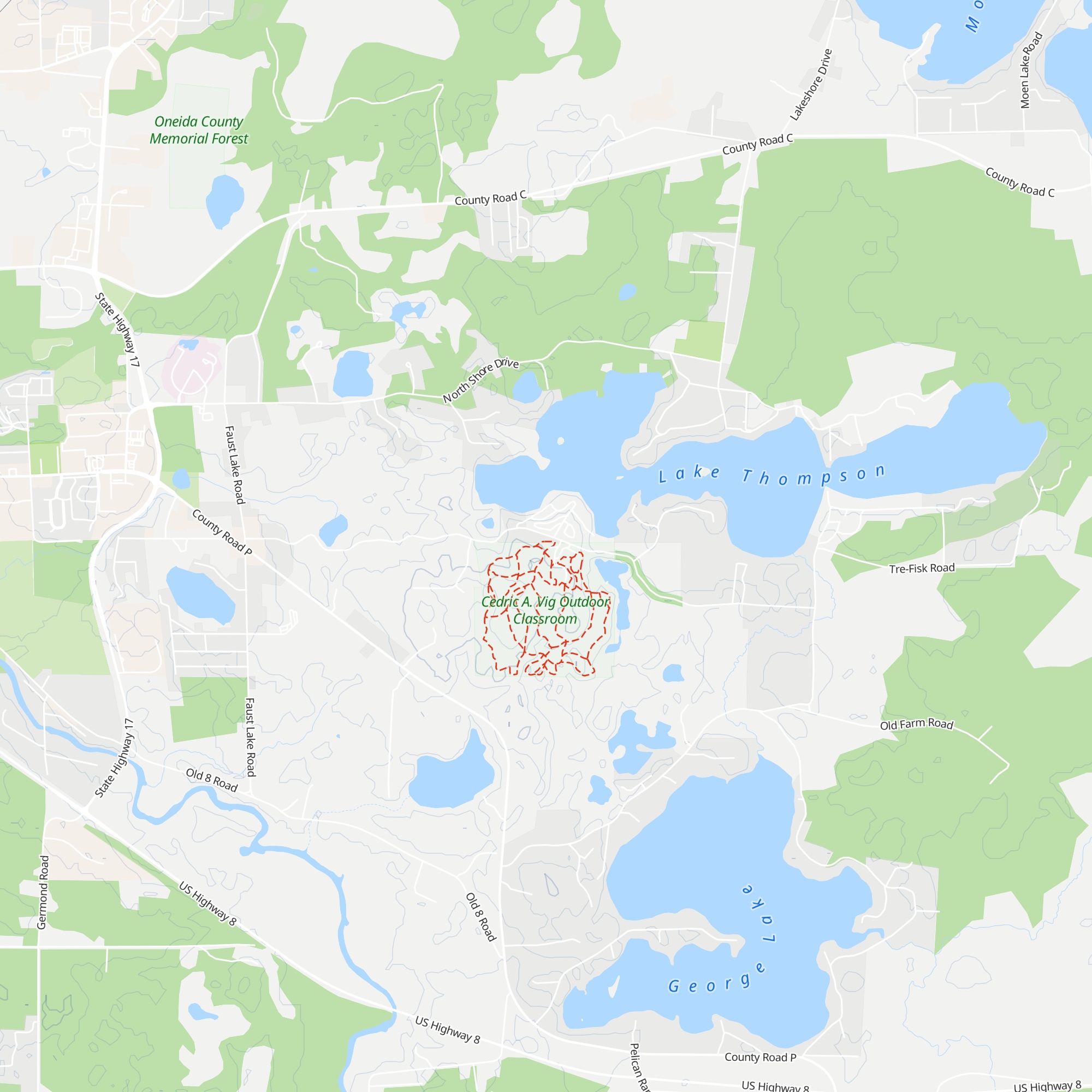Warming Shelter map