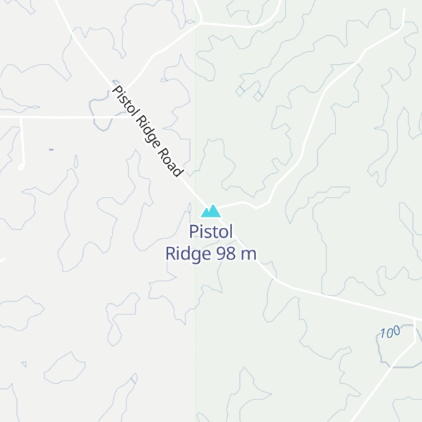 Map of Pistol Ridge