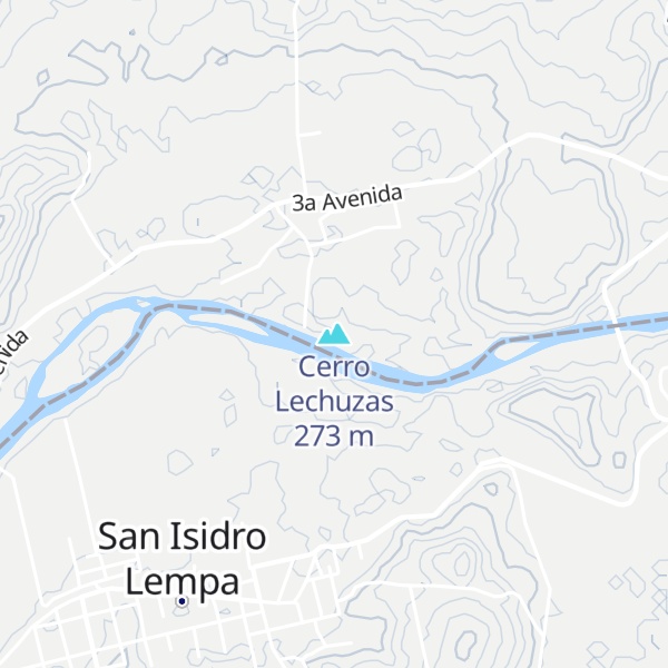 Map of Cerro Lechuzas