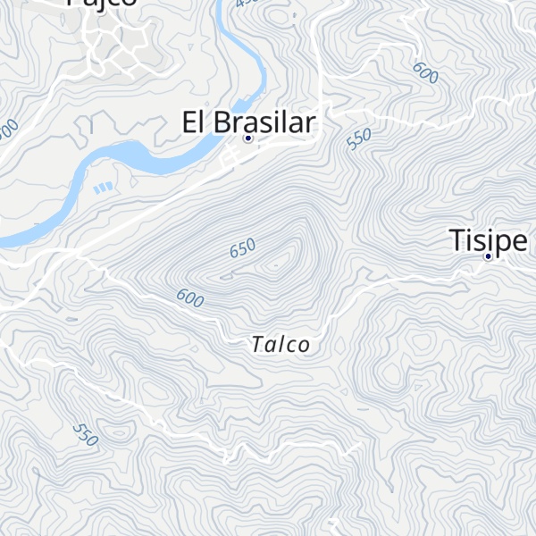 Map of Cerro Tichacté