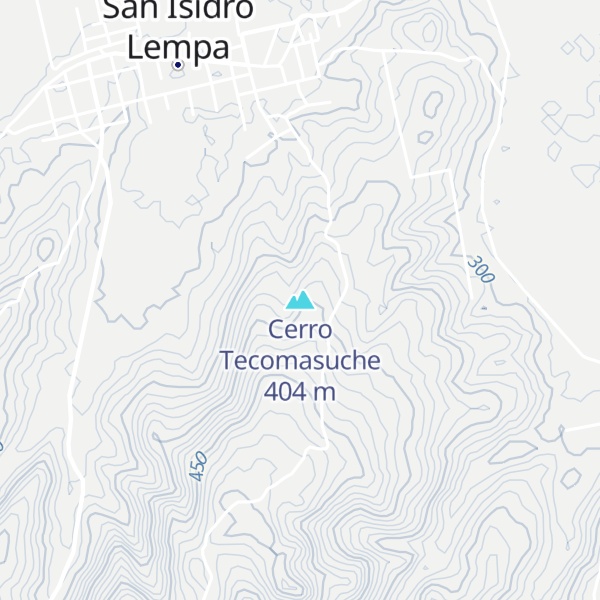 Map of Cerro Tecomasuche