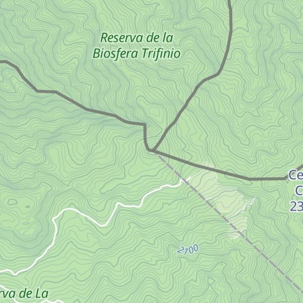 Map of Cerro Montecristo