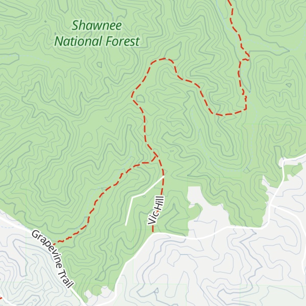 Map of Vick Hill