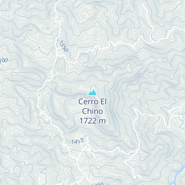 Map of Cerro El Chino