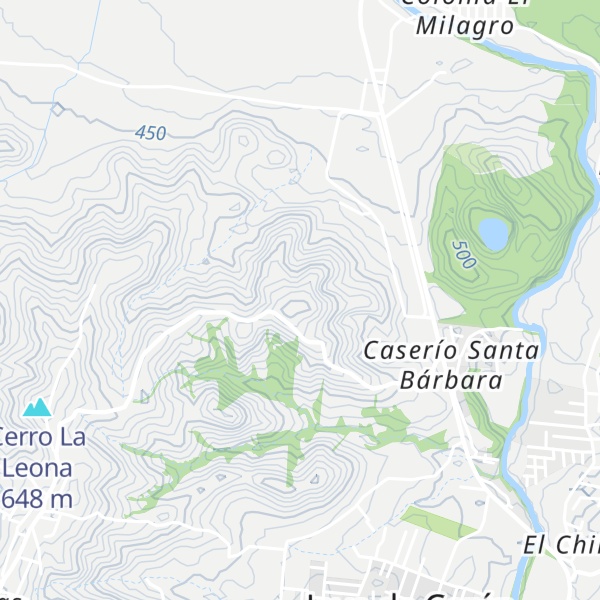 Map of Cerro El Chichipate