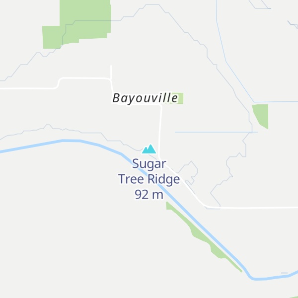 Map of Sugar Tree Ridge