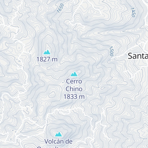 Map of Cerro Chino