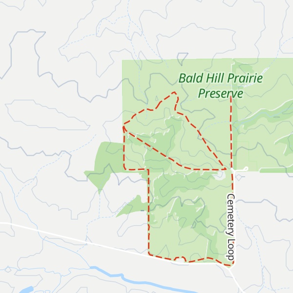 Map of Bald Hill