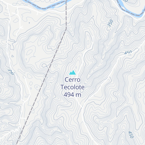 Map of Cerro Tecolote