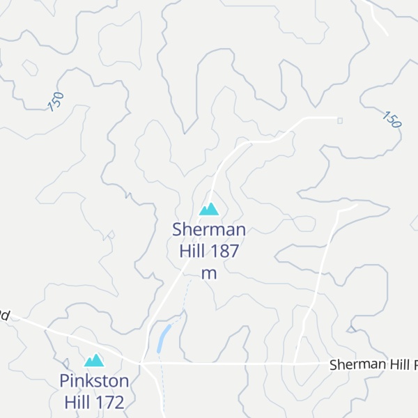 Map of Sherman Hill