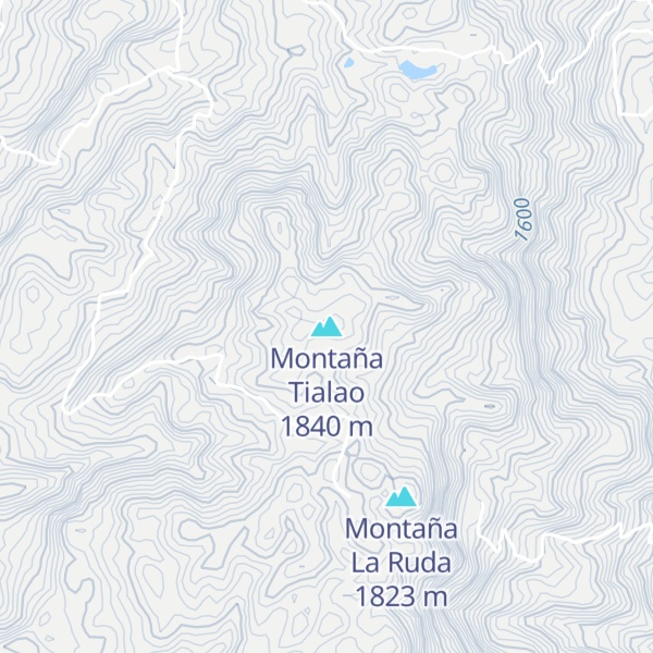 Map of Montaña Tialao