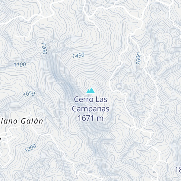 Map of Cerro Las Campanas