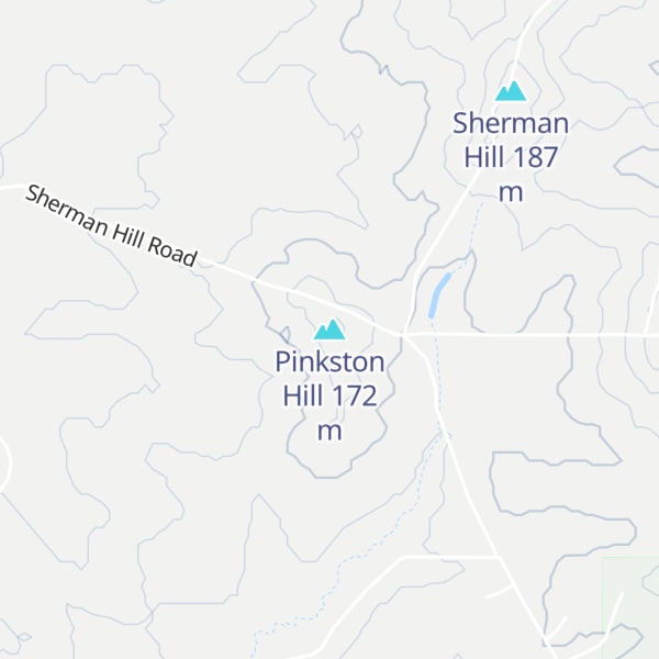 Map of Pinkston Hill