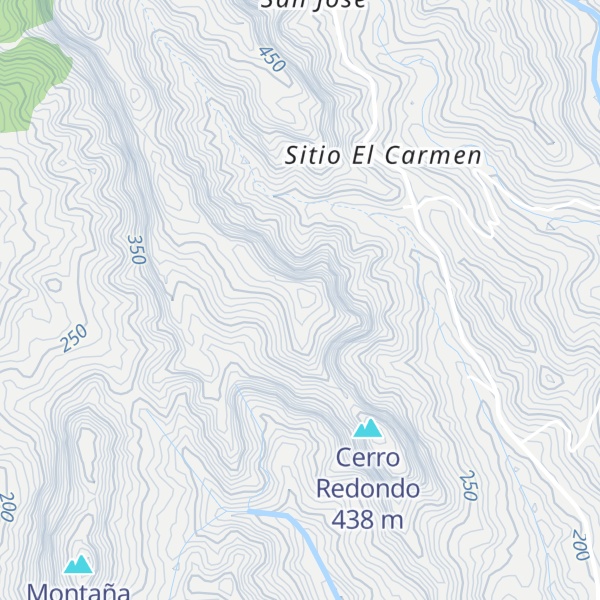 Map of Cerro Pueblo Viejo