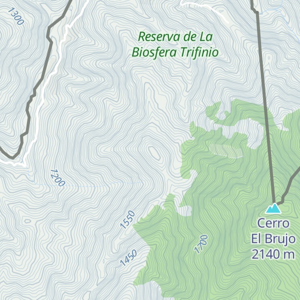 Map of Cerro La Yerba Buena