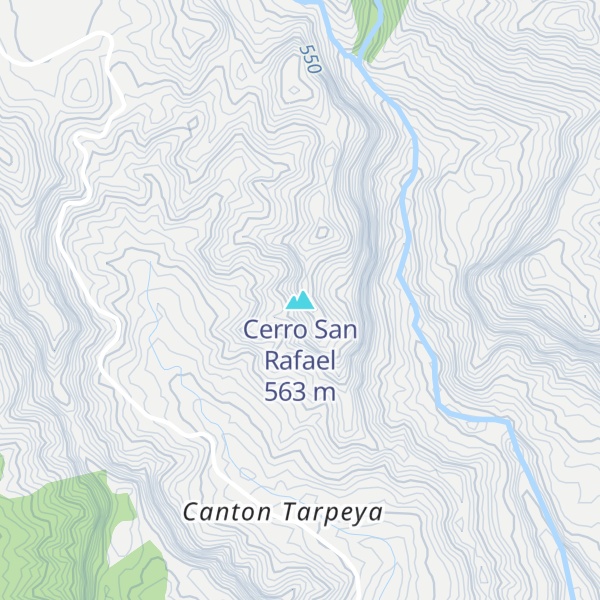 Map of Cerro San Rafael