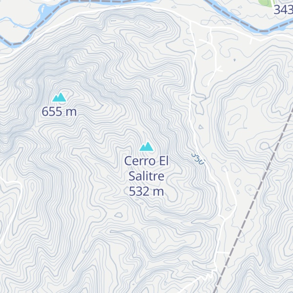 Map of Cerro El Salitre