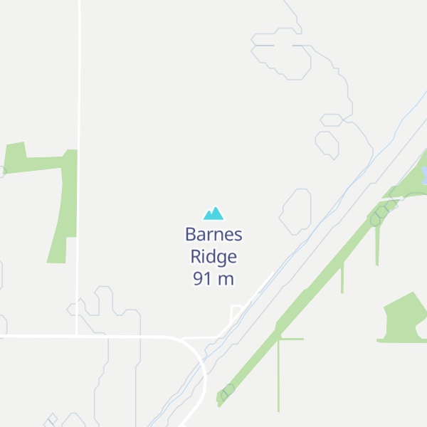 Map of Barnes Ridge