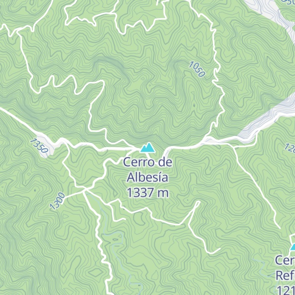Map of Cerro de Albesía