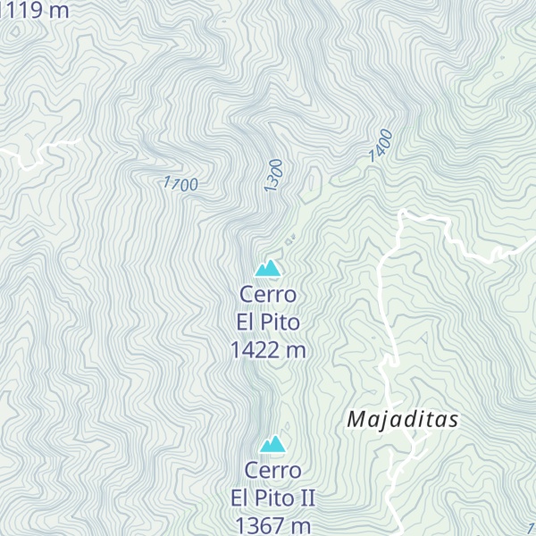 Map of Cerro El Pito